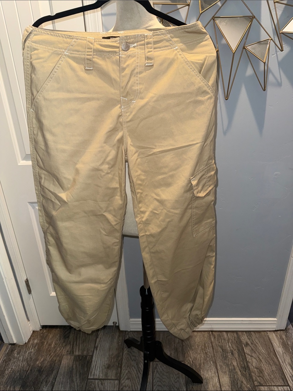 True Religion Women’s Cargo Pants in Khaki
